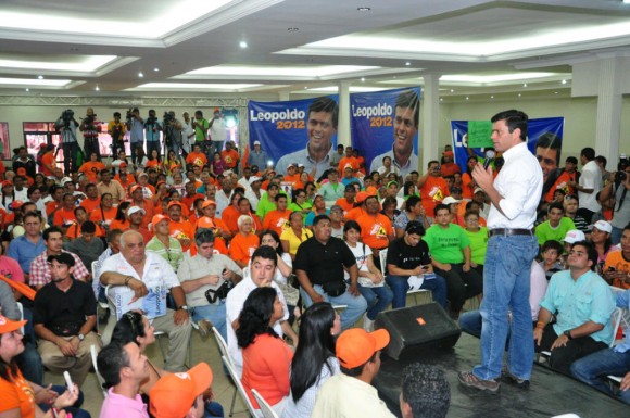 Leopoldo López en Anzóategui
