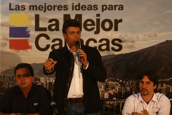 Leopoldo López invitando a todos los venezolanos a votar el próximo 12 de febrero