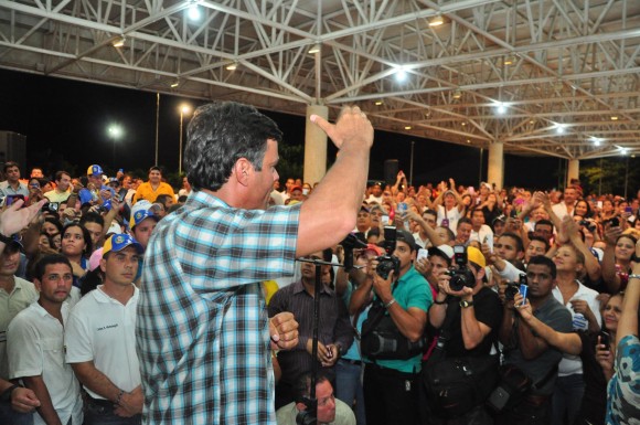 Leopoldo López en la Asamblea de Cantaura