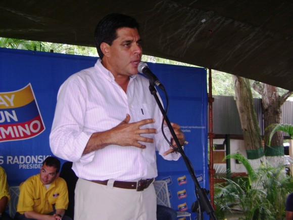 Oscar López, adjunto a la coordinación nacional del Comando Tricolor en la instalación del Comando en Trujillo